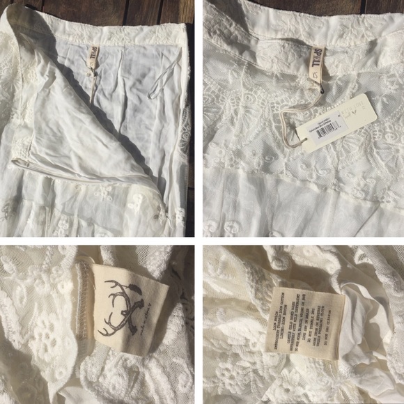 🌿 Spell Ophelia Lace Skirt • Size XS - Picture 6 of 10